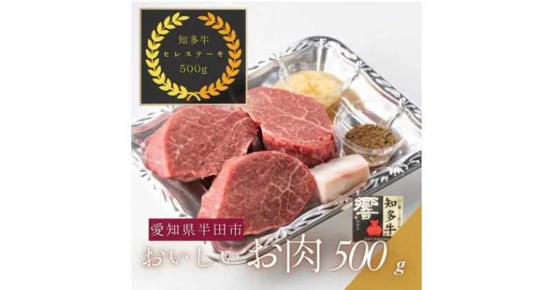 【ふるさと納税】愛知県半田市　知多牛ヒレステーキ500g【配送不可地域：離島・北海道・沖縄県・東北・中国・四国・九州】【1542919】