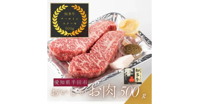 【ふるさと納税】愛知県半田市　知多牛サーロインステーキ500g【配送不可地域：離島・北海道・沖縄県・東北・中国・四国・九州】【1542923】