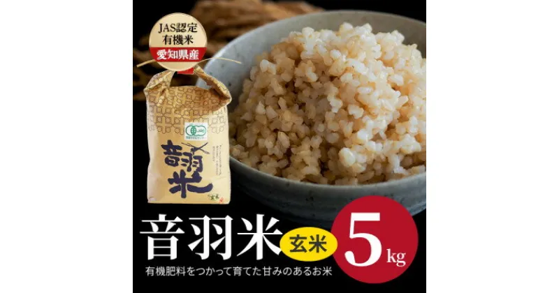 【ふるさと納税】令和6年産　音羽米有機JAS 玄米5kg【1255429】