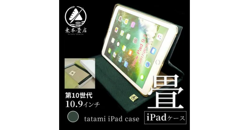 【ふるさと納税】畳のiPadケース【10.9インチ　第10世代】【1268530】