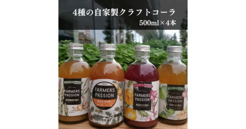 【ふるさと納税】【東三河×ネパール】 コーヒーチェリー、ローゼル、アスパラガス、大葉のクラフトコーラ500ml 4本【1491877】