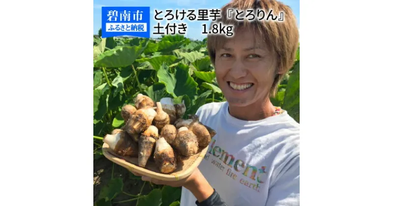 【ふるさと納税】【お試し】 里芋 さといも とろける里芋 とろりん 土付き 国産 1.8kg 冷凍 長期保存 子芋 孫芋 送料無料