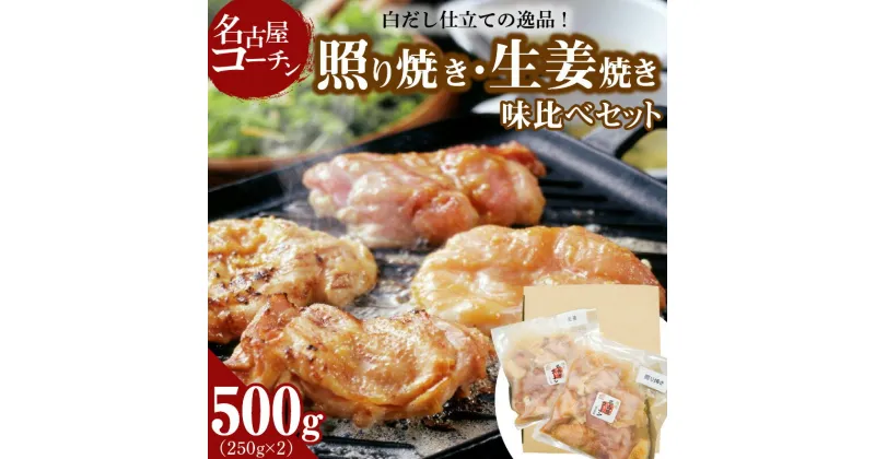 【ふるさと納税】白だし 仕立て 名古屋コーチン 照り焼き 生姜焼き 味比べ セット キャンプ 送料無料