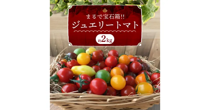 【ふるさと納税】フルーティーな味わいが魅力 フルーツジュエリートマト 2kg ミニトマト トマト 4月〜6月発送 長田農園 甘い 健康 濃厚 完熟 完全木熟栽培 リコピン 色とりどり ジュエリートマト お取り寄せ 愛知県 碧南市 送料無料