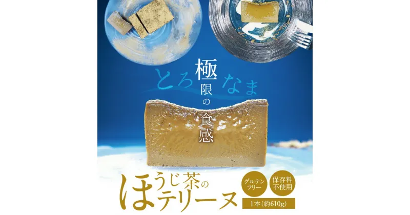 【ふるさと納税】ほうじ茶 テリーヌ 610g 手作り グルテンフリー 保存料不使用 食べるほうじ茶 安心 安全 スイーツ デザート おやつ キビ糖 やさしい甘さ 和の香り 冷凍 愛知県 碧南市 お取り寄せ お取り寄せスイーツ 送料無料