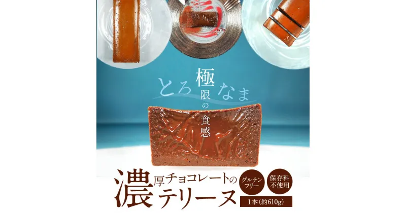 【ふるさと納税】濃厚 チョコレート テリーヌ 610g 手作り グルテンフリー 保存料不使用 ショコラ 1年以上研究を重ねて完成 甘すぎない なめらか 安心 安全 スイーツ デザート おやつ 冷凍 愛知県 碧南市 お取り寄せ お取り寄せスイーツ 送料無料