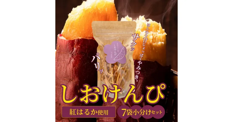 【ふるさと納税】やみつき 塩けんぴ 60g × 7袋 小分け セット 計 420g 芋けんぴ サツマイモ スイーツ いもかりんとう 和菓子 駄菓子 お菓子 お茶うけ おやつ おつまみ お裾分け ご当地 サンたなお 愛知県 碧南市 お取り寄せ 送料無料