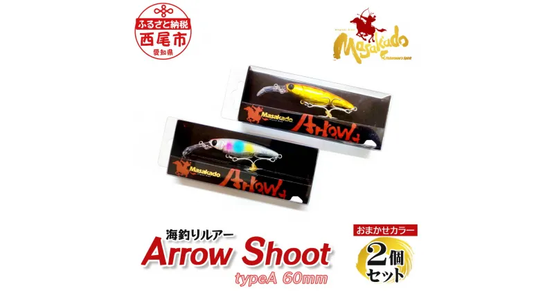 【ふるさと納税】ルアー2個【ARROW SHOOT Type A60】A152-14 ルアー セット 疑似餌 フィッシング 釣り 海釣り saltwater fishing ジャークベイト系 プロ アマ タングステン 釣り道具 MB