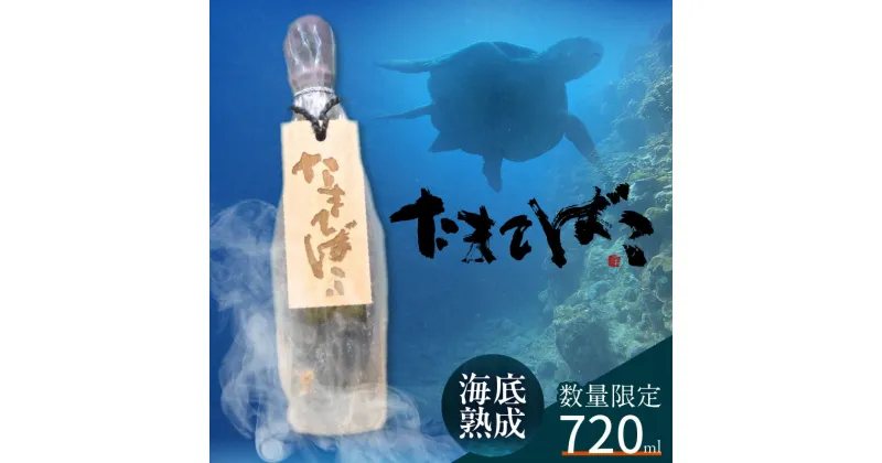 【ふるさと納税】テレビで紹介されました！【数量限定】新銘柄 伊勢湾竜宮熟成酒 たまてばこ【 海底熟成 720ml】化粧箱入 日本酒 純米酒 海底 海の底で熟成 玉手箱 海中のお酒 酒 珍しい返礼品 海の恵み 竜宮 ギフト 日本酒愛好家 風呂敷に包んで 送料無料