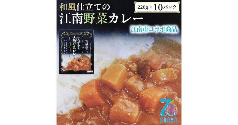 【ふるさと納税】No.044 江南特産品　和風仕立ての「江南野菜カレー」 ／ カレー レトルトカレー 和風ベース 大根 人参 送料無料 愛知県