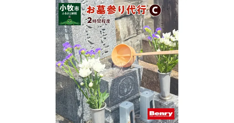 【ふるさと納税】お墓参り 代行 C 墓石 掃除 2.0時間 程度 お参り 献花 献香 雑草 除去 処分 草抜き 清掃 お手入れ 水洗い 水拭き 汚れ落とし 代行サービス 和形墓石 洋型墓石 デザイン墓石 愛知県 小牧市