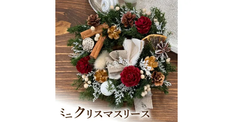 【ふるさと納税】ミニクリスマスリース