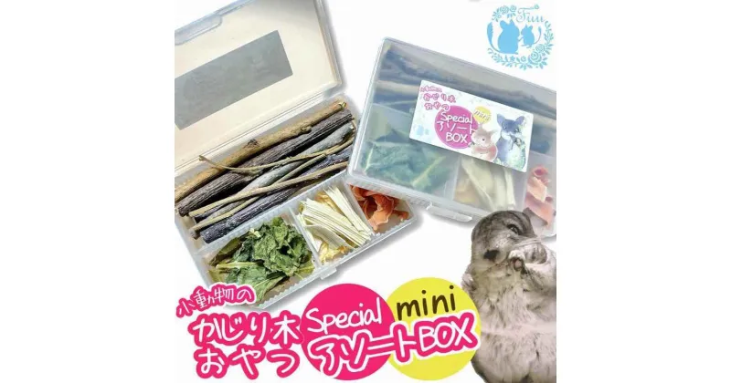 【ふるさと納税】fuu 小動物のかじり木・おやつ　SpecialアソートBOX mini 個数 選べる