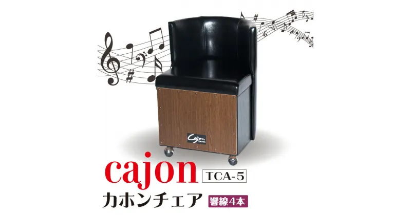 【ふるさと納税】 カホンチェア 【 TCA-5 】 cajon カホン サウンド 音楽 楽器 打楽器 合成皮革 椅子 パーティーの演出 パーカッション フラメンコ 送料無料