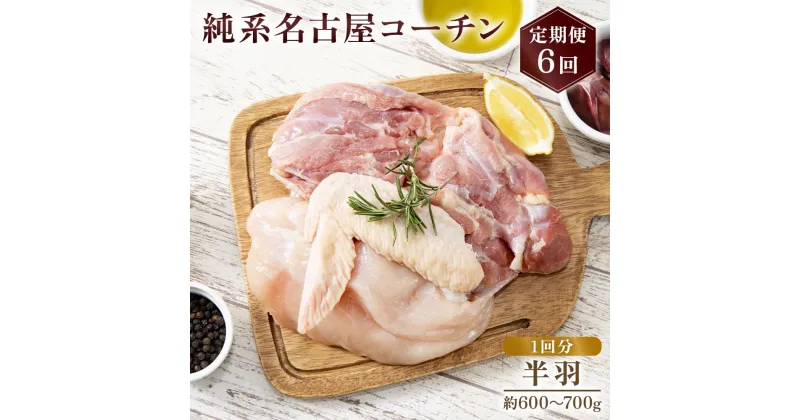 【ふるさと納税】純系名古屋コーチン 定期便 (半羽×6回)｜コーチン 鶏肉 鳥肉 とり肉 塊肉 定期便【0604】