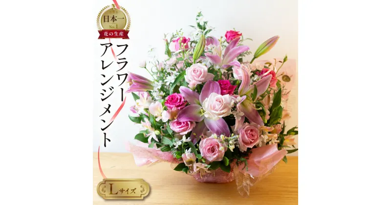 【ふるさと納税】フラワーアレンジメント Lサイズ 生花 観賞用 プレゼント 花 ギフト 誕生日 植物 フラワー 産地直送 田原市 アレンジメント 人気 切り花 切花