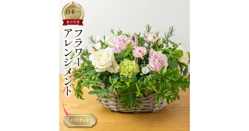 【ふるさと納税】フラワーバスケット 生花 観賞用 プレゼント 花 ギフト 誕生日 植物 フラワー 産地直送 田原市 バスケット アレンジメント 人気 切り花 切花