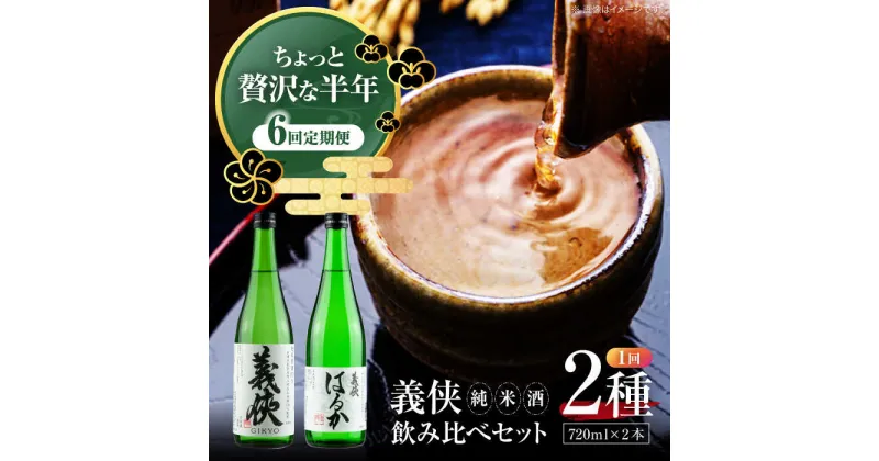 【ふるさと納税】【6回定期便】 【純米原酒】 義侠 純米酒セット 清酒 日本酒 飲み比べ／山忠本家酒造株式会社[AEAD005]