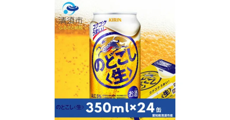 【ふるさと納税】キリン　のどごし〈生〉　350ml×24本(1ケース)【1396350】