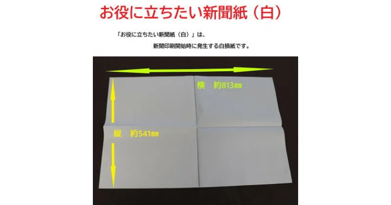 【ふるさと納税】お役に立ちたい新聞紙(白)5kg【配送不可地域：離島・沖縄県】【1384864】