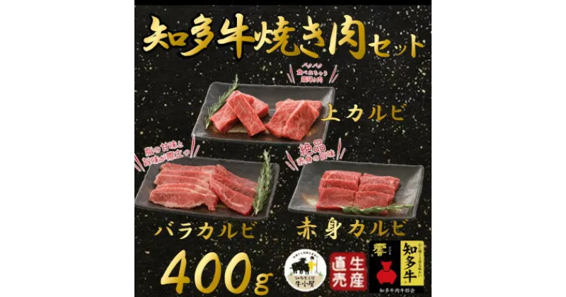 【ふるさと納税】 生産直売 知多牛 響 焼肉セット 400g 上カルビ、バラカルビ、赤身カルビ おまかせ 冷凍 ( ふるさと納税 肉 カルビ ふるさと納税 牛 カルビ ふるさと納税 牛肉 カルビ ふるさと納税 知多牛 ふるさと納税 焼肉 カルビ ) 愛知県 南知多町 【配送不可：離島】