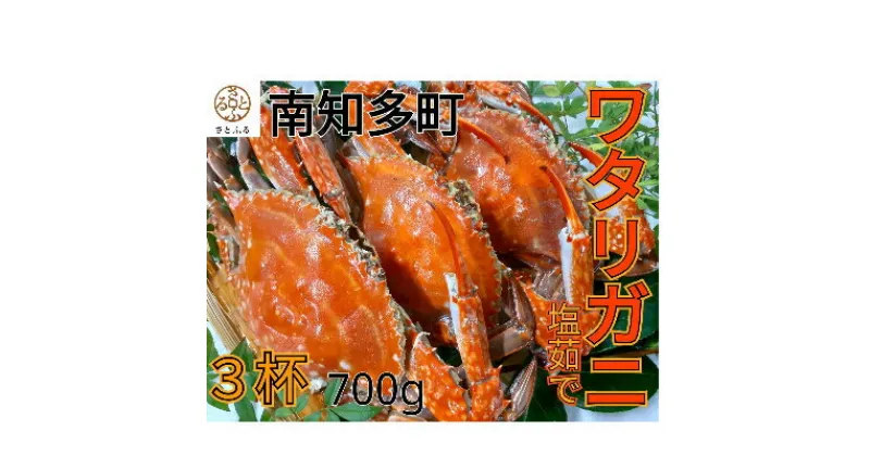 【ふるさと納税】 ワタリガニ 700g 3杯 冷凍 ボイルワタリガニ 渡り蟹 海鮮 新鮮 魚介 海の幸 海産物 シーフードエム・エム 愛知県 南知多町【配送不可地域：離島】【1260353】