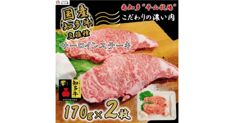 【ふるさと納税】 国産 牛肉 サーロインステーキ 340g ( 170g × 2枚 ) 知多牛 響 冷凍 お肉 肉 ( ふるさと納税 ステーキ ふるさと納税 牛 ステーキ ふるさと納税 牛肉 ステーキ ふるさと納税 サーロイン ふるさと納税 知多牛 ） 愛知県 南知多町 【配送不可地域：離島】