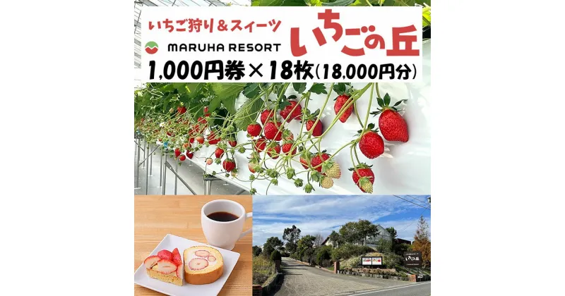 【ふるさと納税】まるは食堂 マルハリゾート いちごの丘1,000円券18枚（18,000円分）※着日指定不可