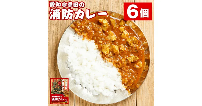 【ふるさと納税】幸田消防カレー 200g×6個 6食セット カレー レトルトカレー レトルト ご当地カレー 小麦粉不使用 豚肉 惣菜 常温保存 保存食 非常食 長期保存 送料無料