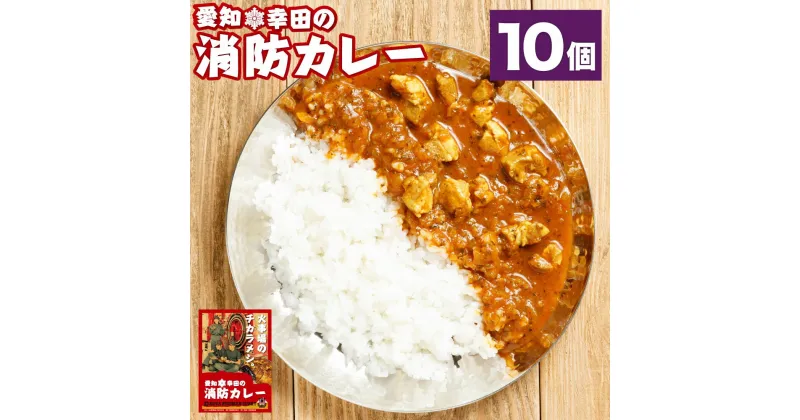 【ふるさと納税】幸田消防カレー 200g×10個 10食セット カレー レトルトカレー レトルト ご当地カレー 小麦粉不使用 豚肉 惣菜 常温保存 保存食 非常食 長期保存 送料無料