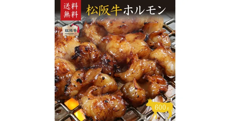 【ふるさと納税】松阪牛ホルモン600g [ 甘い 濃厚 牛肉 松阪牛 高級 和牛 BBQ バーベキュー 牛 肉 ブランド牛 黒毛和牛 松坂 人気 グルメ お取り寄せ 日本三大和牛 誕生日 お祝い ご馳走 贅沢 ]　牛肉/ホルモン