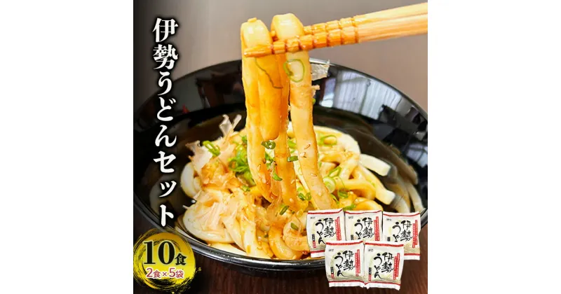 【ふるさと納税】伊勢うどんセット（10食入り）　伊勢うどん うどん セット 麺 タレ タレ付き たれ ギフト お土産 おみやげ ご当地グルメ 三重県 津市