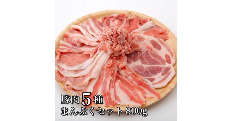 【ふるさと納税】全部の部位が楽しめるまんぷくセット　1セット5袋入　豚肉　800g