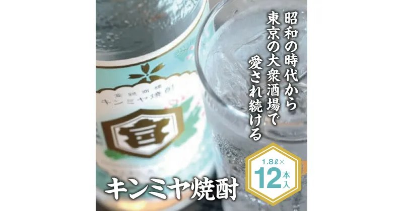 【ふるさと納税】キンミヤ焼酎 キンミヤパック25度 1.8L（12個入り）