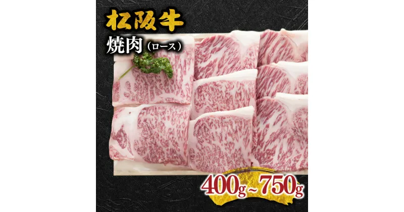 【ふるさと納税】松阪牛焼肉（ロース） 松阪牛 松坂牛 牛肉 ブランド牛 高級 和牛 日本三大和牛 国産 霜降り 焼肉 焼き肉 焼肉用 焼き肉用 バーベキュー BBQ ロース肉 冷凍 冷蔵