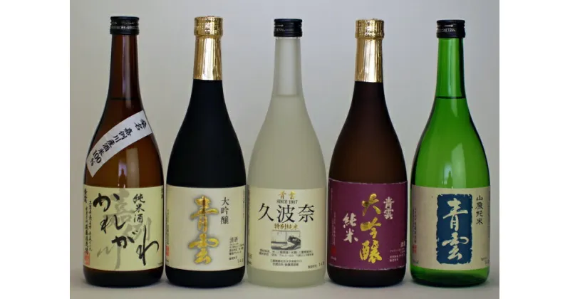 【ふるさと納税】 後藤酒造場　青雲　飲みくらべ5本セット