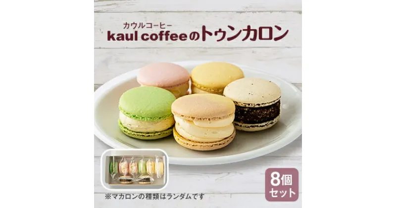 【ふるさと納税】鈴鹿市【トゥンカロン】kaul coffee(カウルコーヒー)のマカロン8個セット【配送不可地域：離島】【1304305】