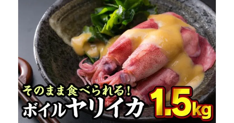 【ふるさと納税】ボイルヤリイカ 約1.5kg（300g × 5袋）セット（到着日時指定必須商品） 小分け 三重県尾鷲市 人気 大満足 返礼品 MT-9