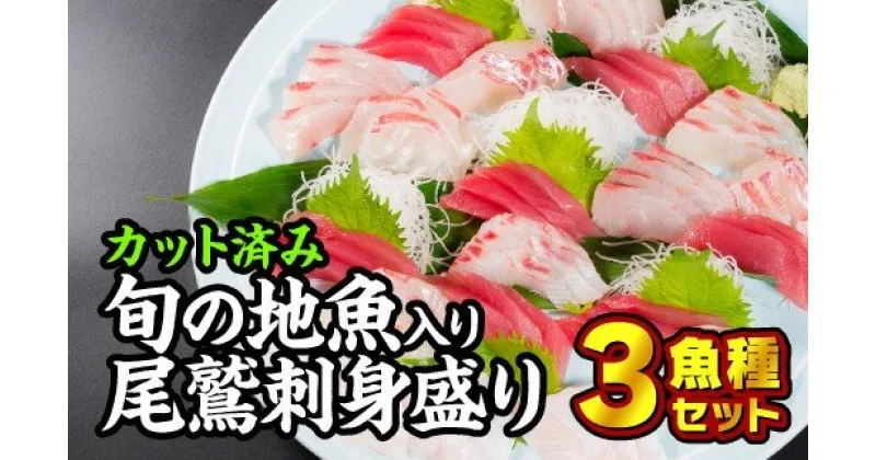 【ふるさと納税】カット済み！旬の地魚入り尾鷲お刺身盛り合わせ　3魚種セット　HA-9