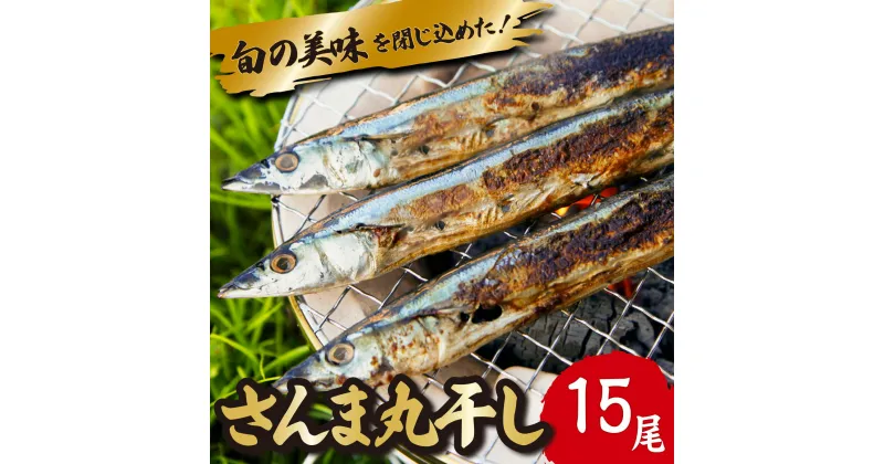 【ふるさと納税】旬 の 美味しさ を閉じ込めた さんま 丸干し 5匹入り×3袋セット 脂 ののった 旬の 国産 秋刀魚 丸ごと 一夜干し 旬の 旨み 脂 を閉じ込めました　東紀州 名産 サンマ 丸干し 海鮮 魚介 三重県 尾鷲 IW-3