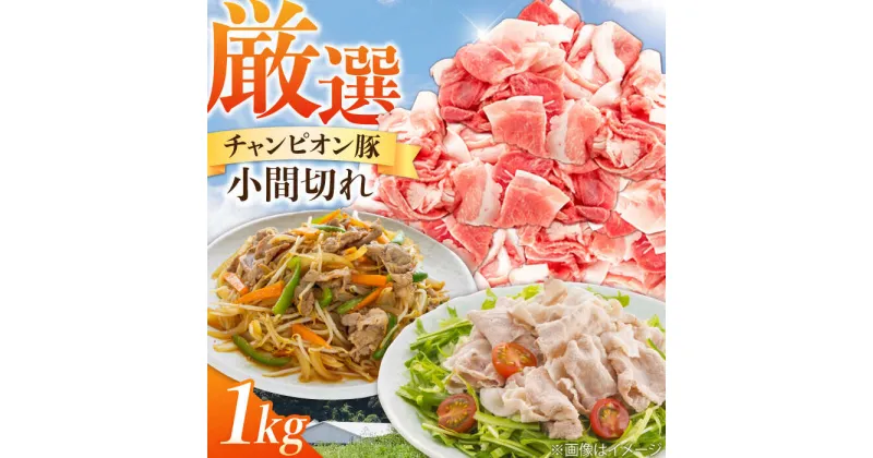 【ふるさと納税】三重県 亀山市 豚肉 小間切れ 1kg 小林ファームが愛情こめて育てた三元豚 亀山市/小林ファーム 冷蔵 豚小間 豚こま 細切れ 送料無料[AMAB009]