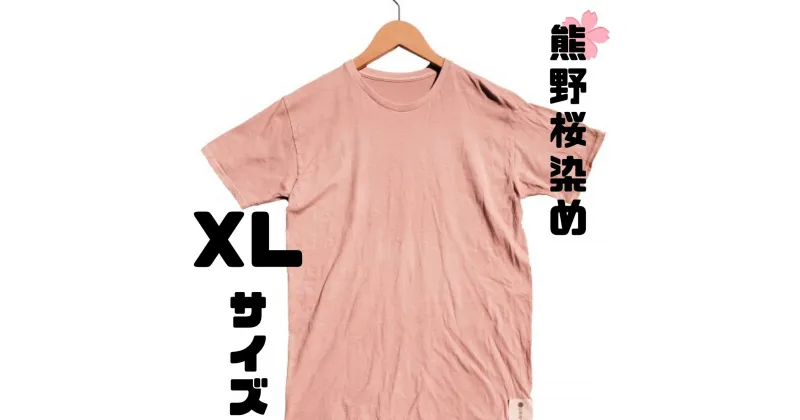 【ふるさと納税】熊野桜染めTシャツ（XLサイズ）