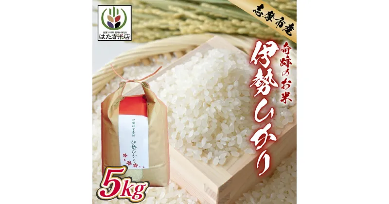 【ふるさと納税】 新米 伊勢ひかり 5kg お米 白米 精米 米 おすすめ 国産 朝ごはん 朝食 晩ごはん ご飯 夕食 三重県 志摩市 伊勢 志摩 13000円 1万3000円 一万三千円 伊勢奉祝 奇跡のお米 イセヒカリ 5キロ